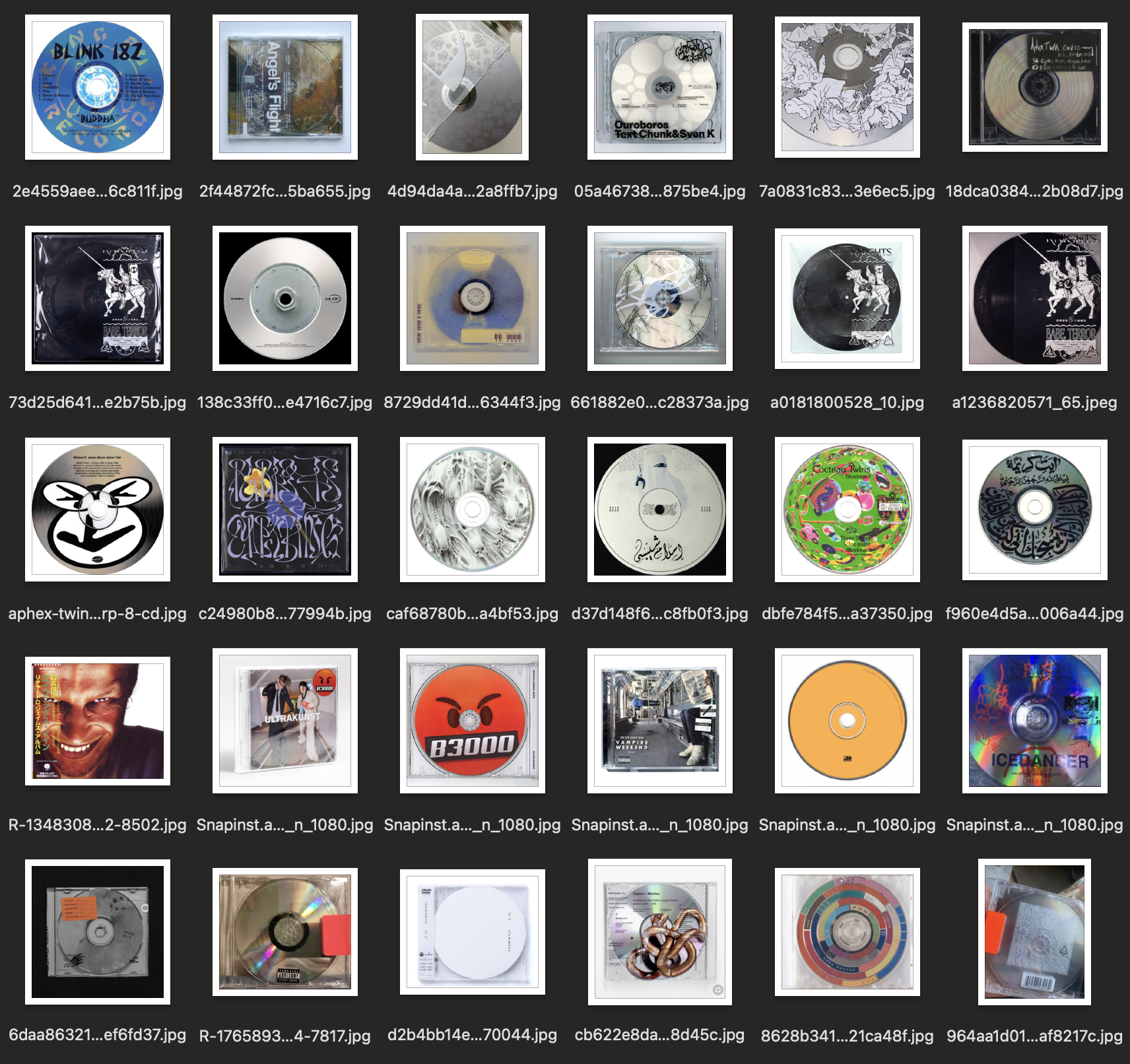 RIPSQUAD CD reference images